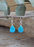 Flinder Turquoise Renoir Drop Earrings