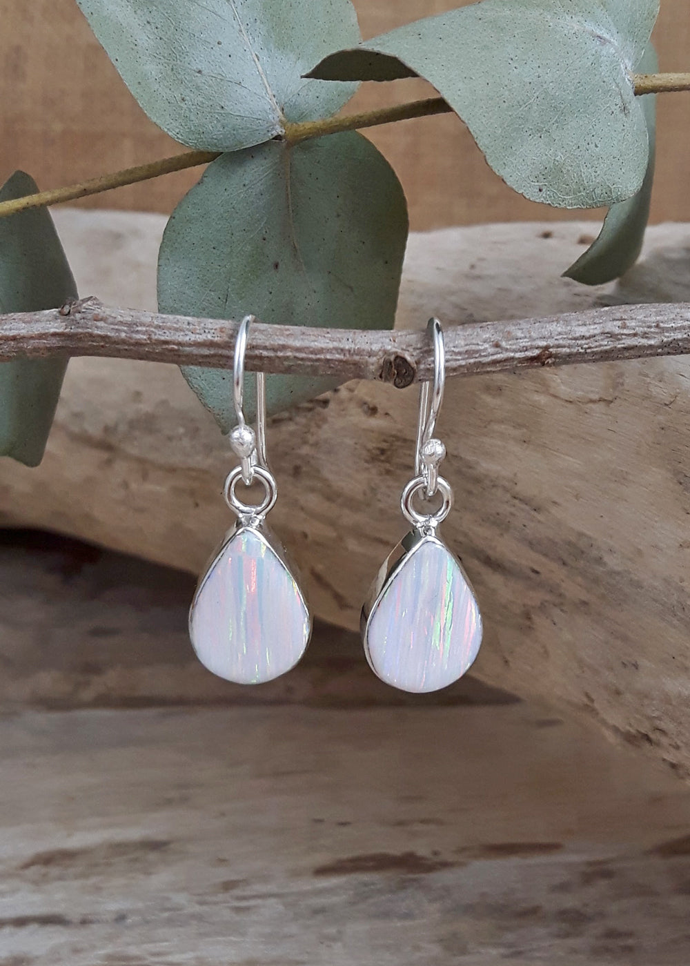 Flinder White Renoir Drop Earrings