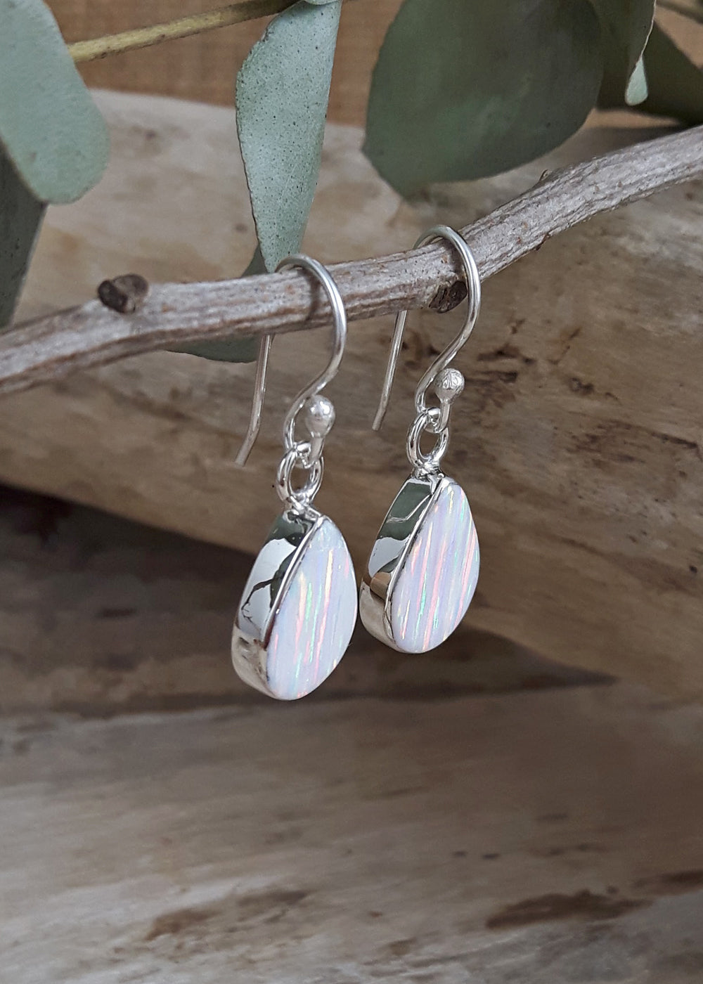 Flinder White Renoir Drop Earrings