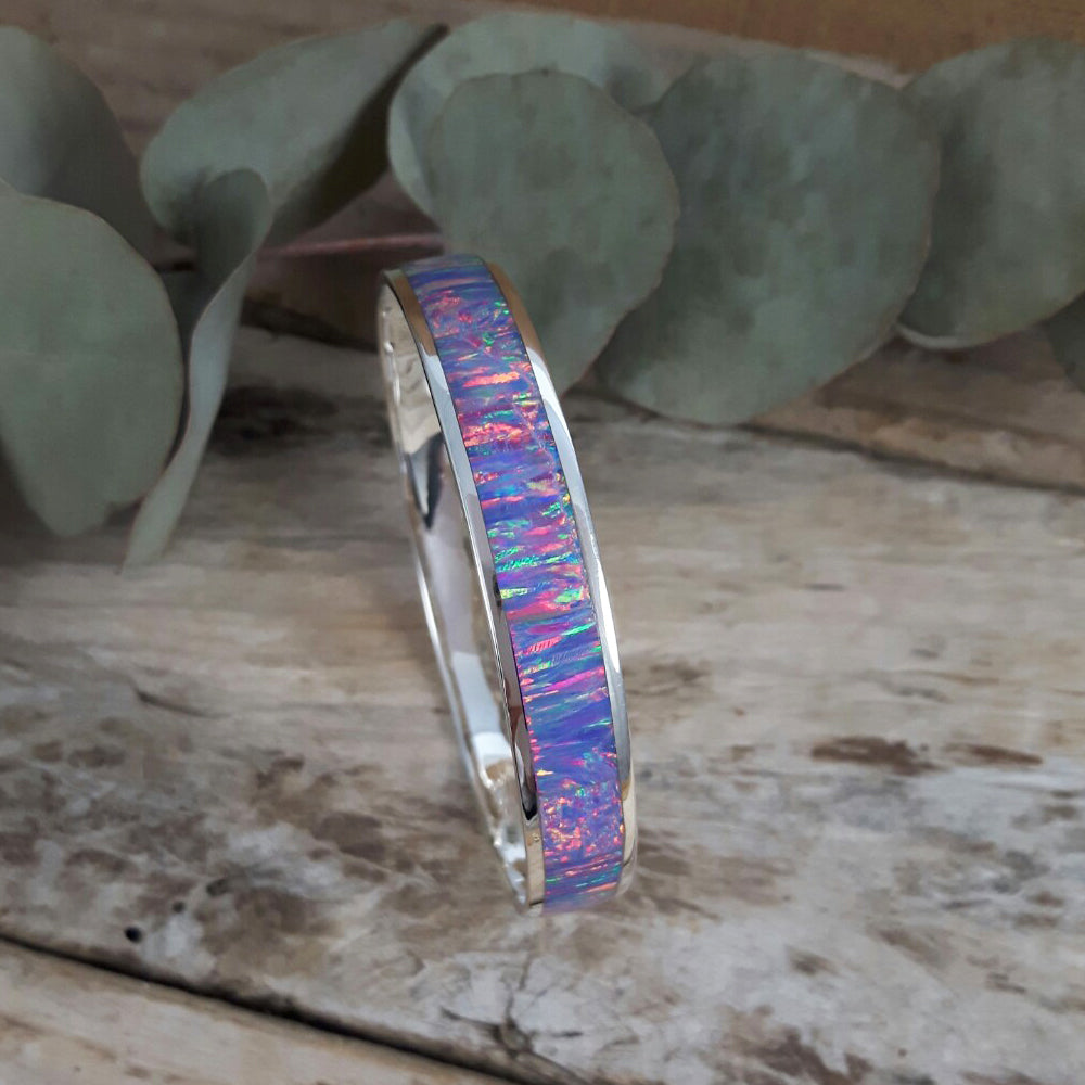 Flinder Lavender Wide Bangle