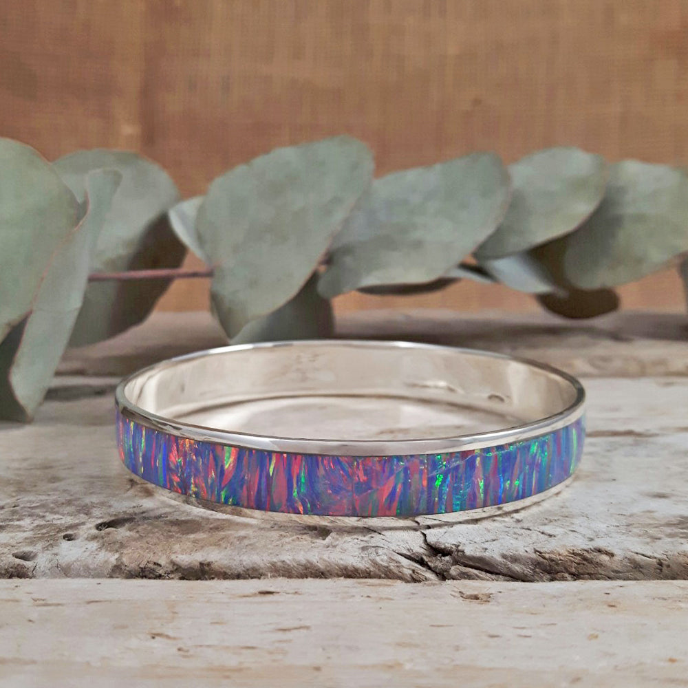 Flinder Lavender Wide Bangle