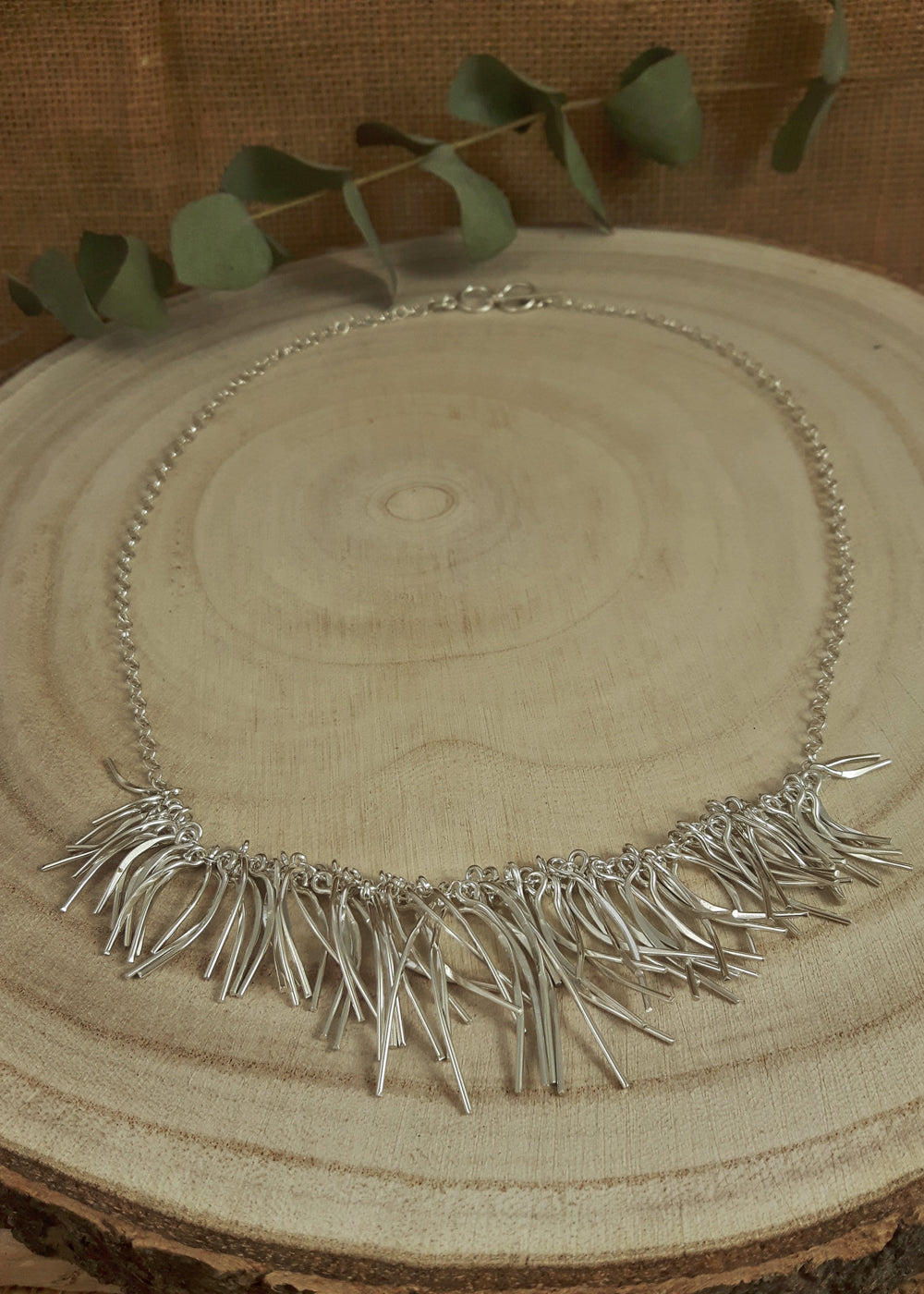 Foresta Rain Silver Necklace