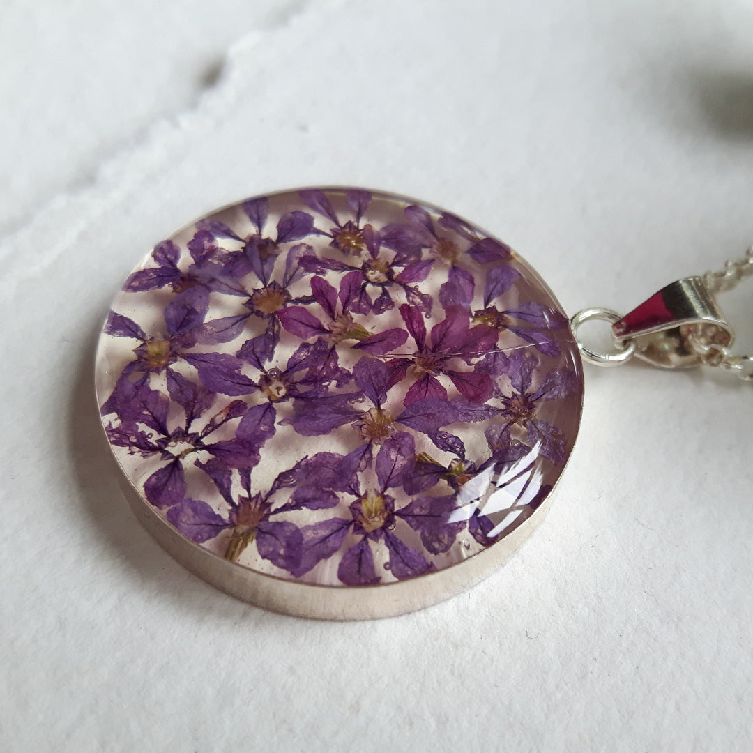 Perfectly Imperfect Flores Heather Round Large Pendant