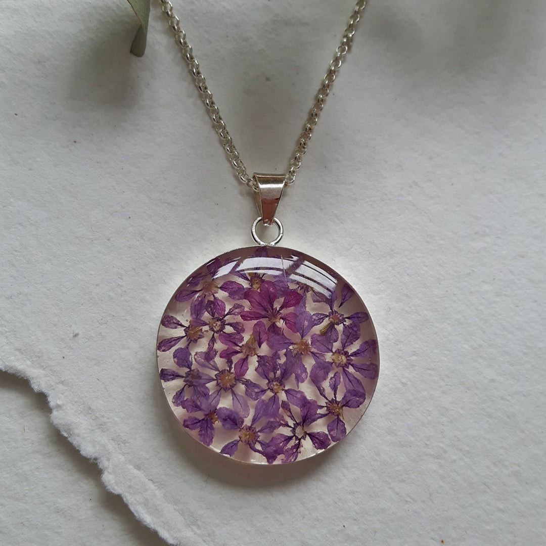 Perfectly Imperfect Flores Heather Round Large Pendant