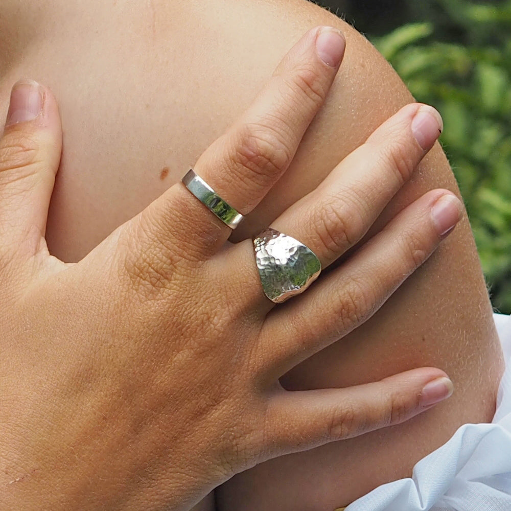 Foresta Duomo Hammered Ring