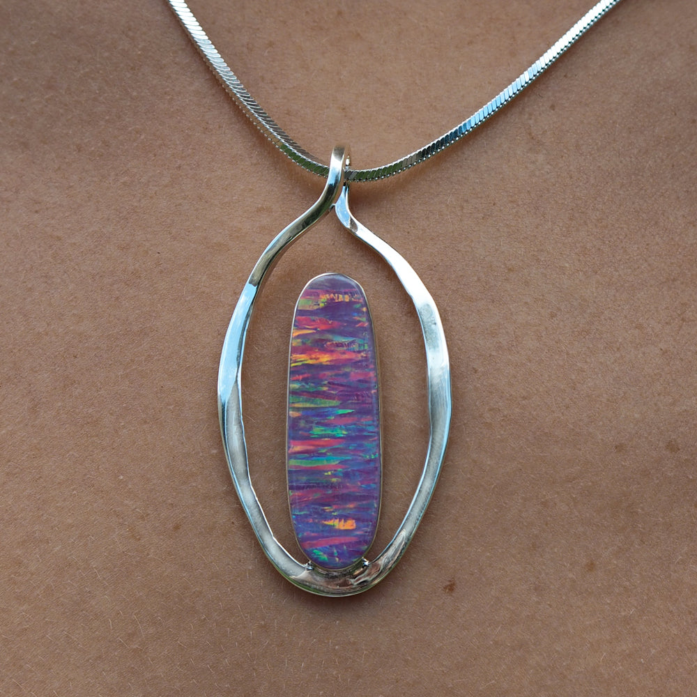 Flinder Lavender Flame Pendant