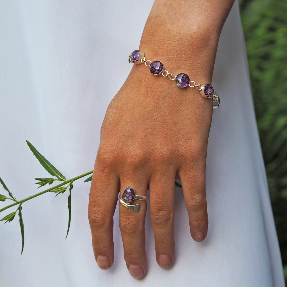 Flores Heather Round Medium Bracelet