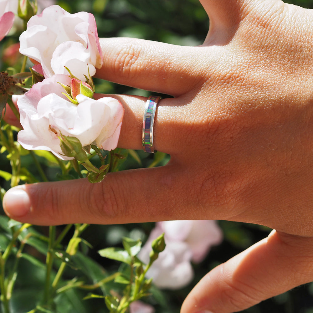 Flinder Lavender Opal Ring