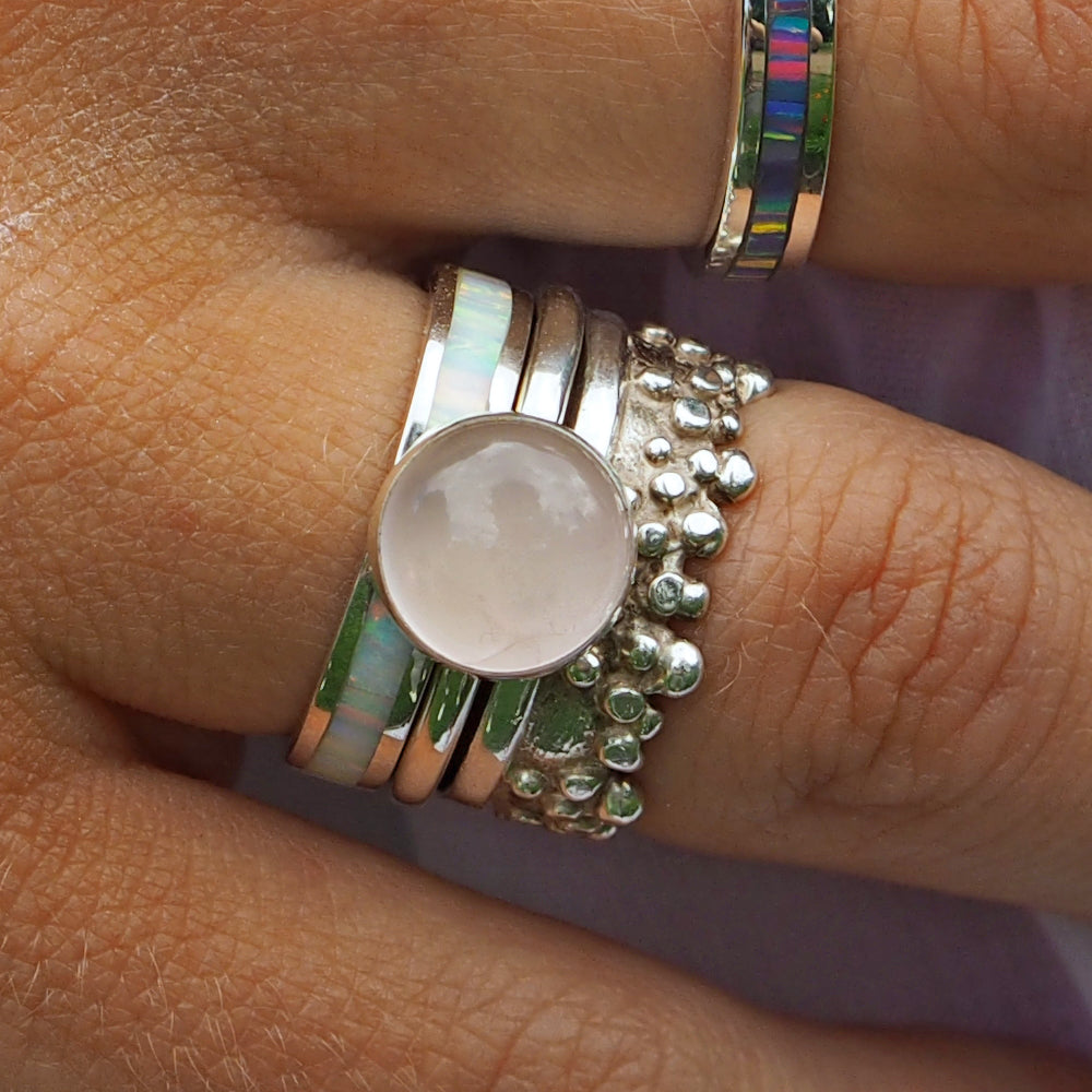 Grace Rose Quartz Ring