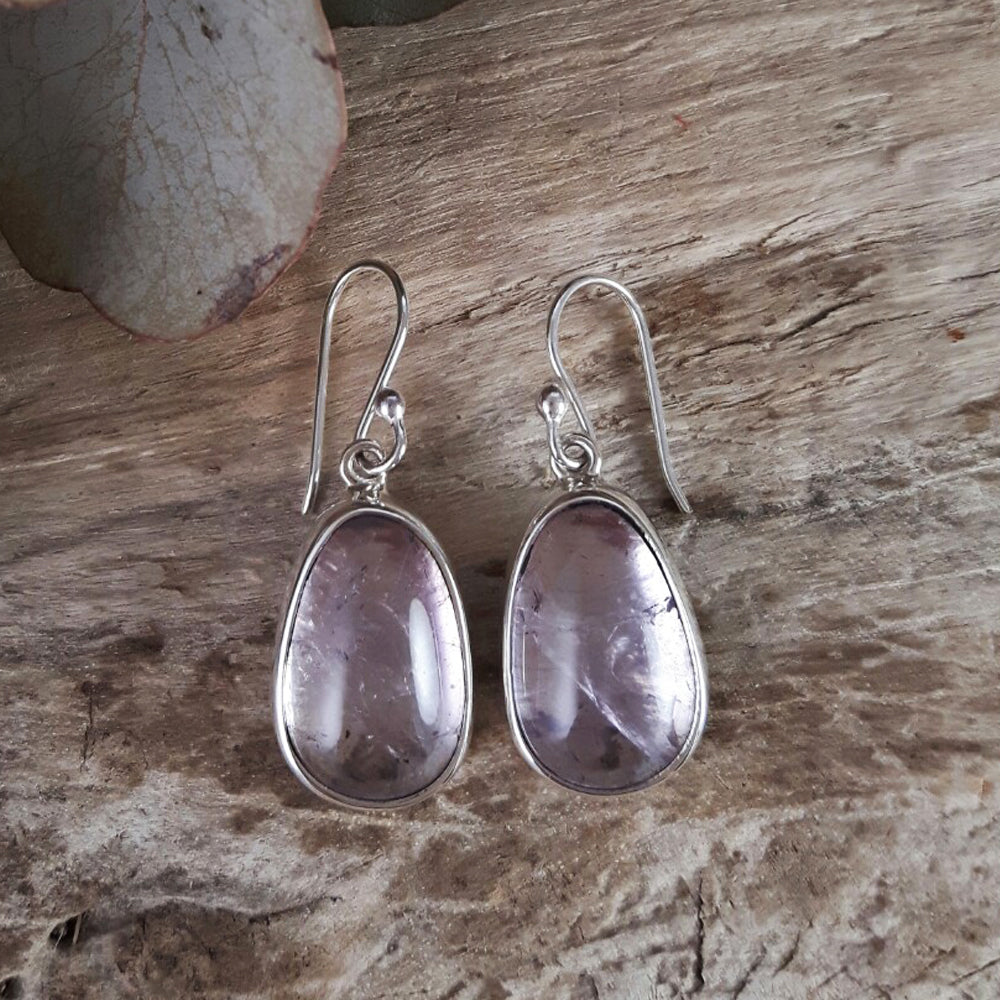 Ixchel Pink Amethyst Drop Earrings