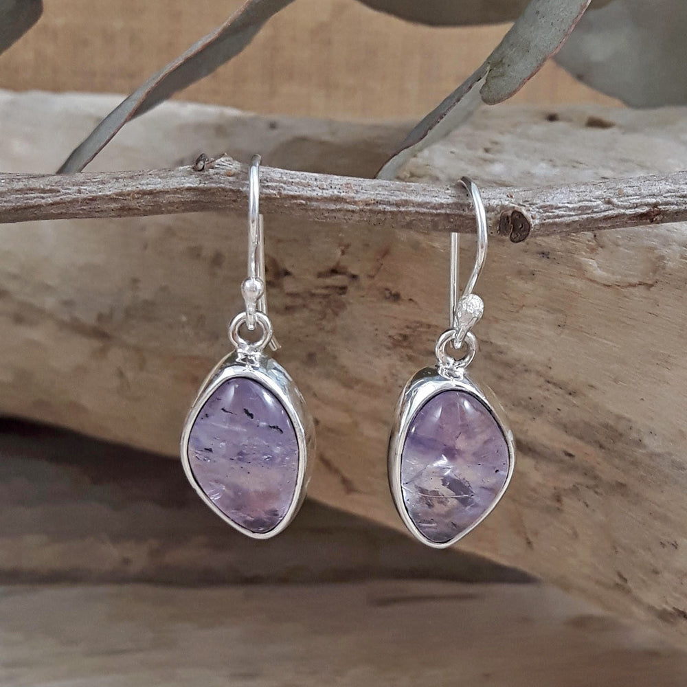 Ixchel Pink Amethyst Drop Earrings