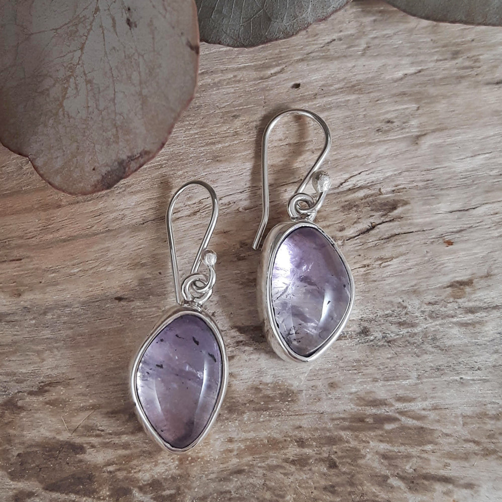 Ixchel Pink Amethyst Drop Earrings