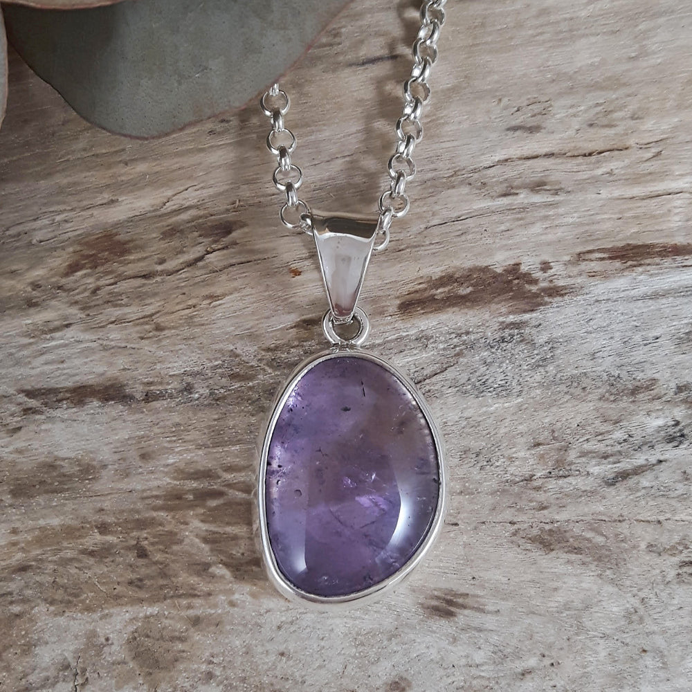 Ixchel Pink Amethyst Pendant