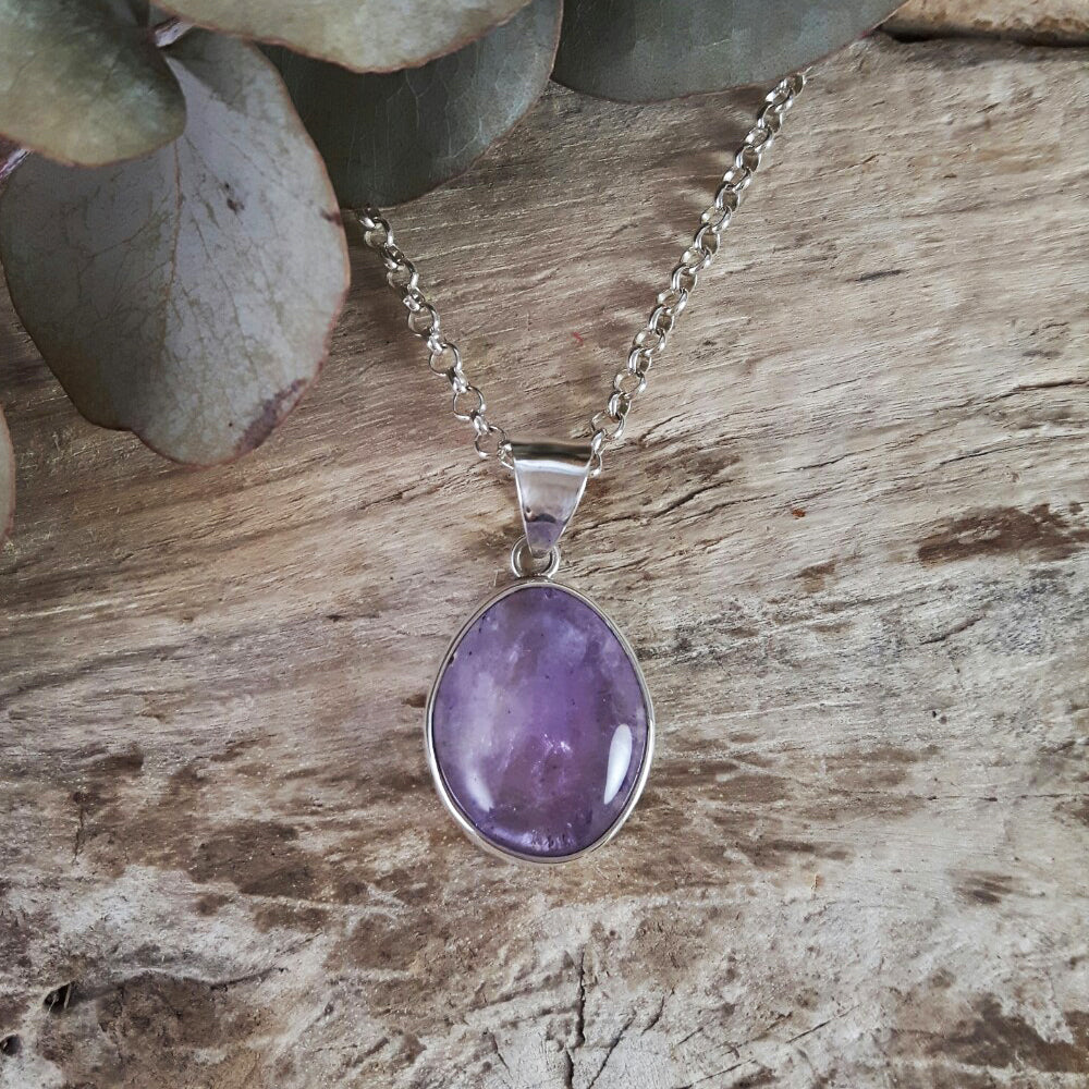 Ixchel Pink Amethyst Pendant