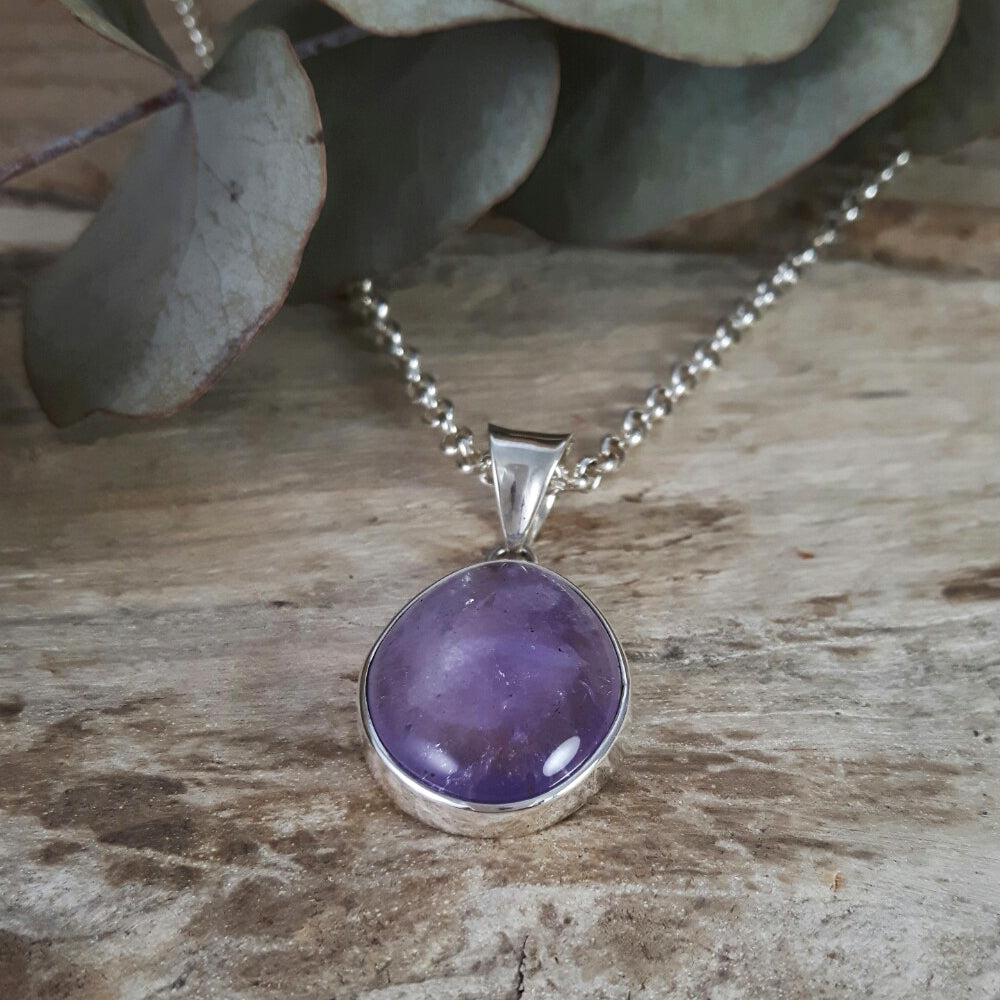 Ixchel Pink Amethyst Pendant