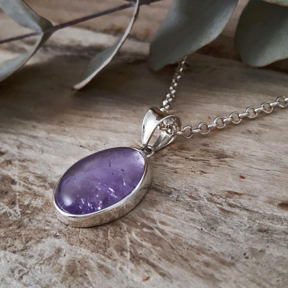 Ixchel Pink Amethyst Pendant