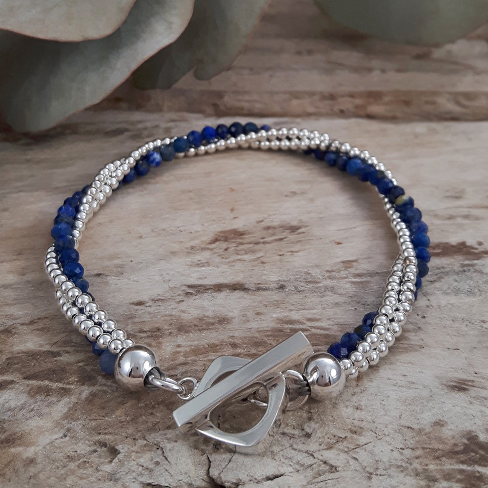 Jasmin Lapis Bracelet