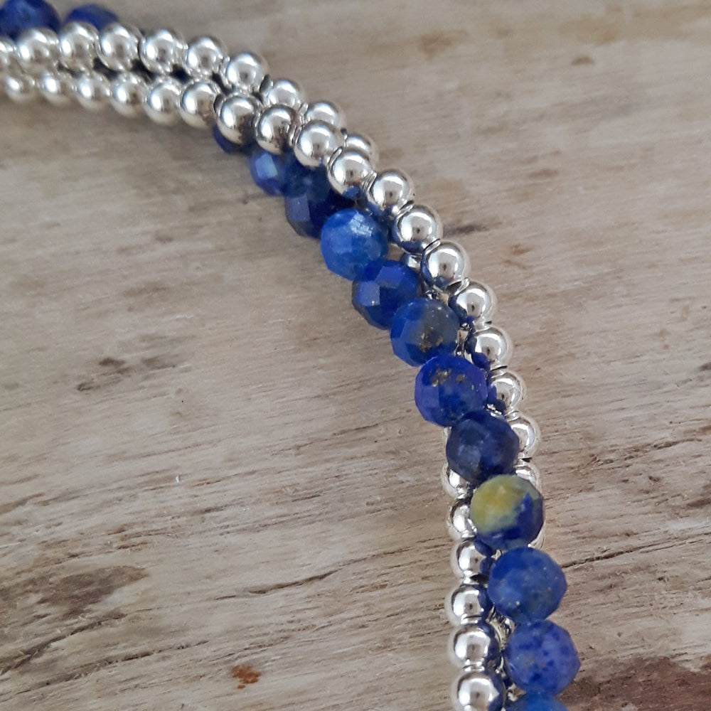 Jasmin Lapis Bracelet