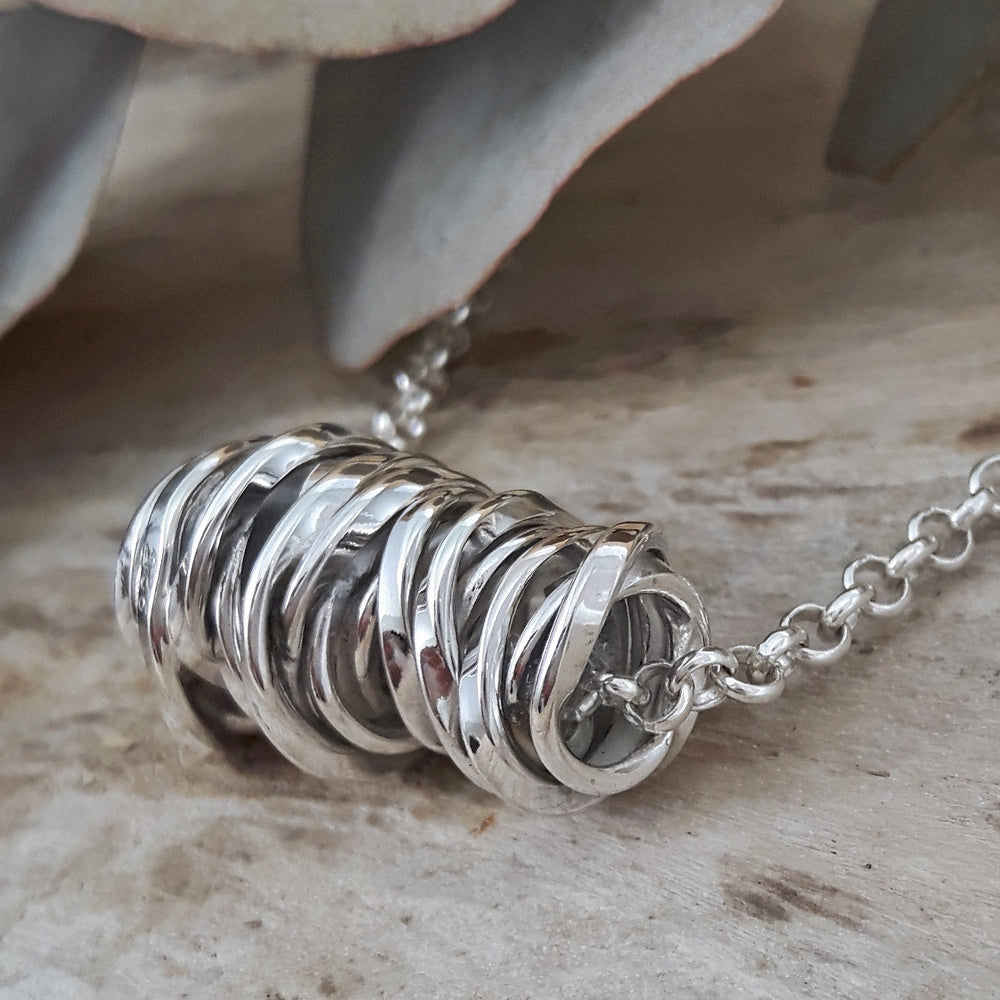 Lattice Polished Pendant