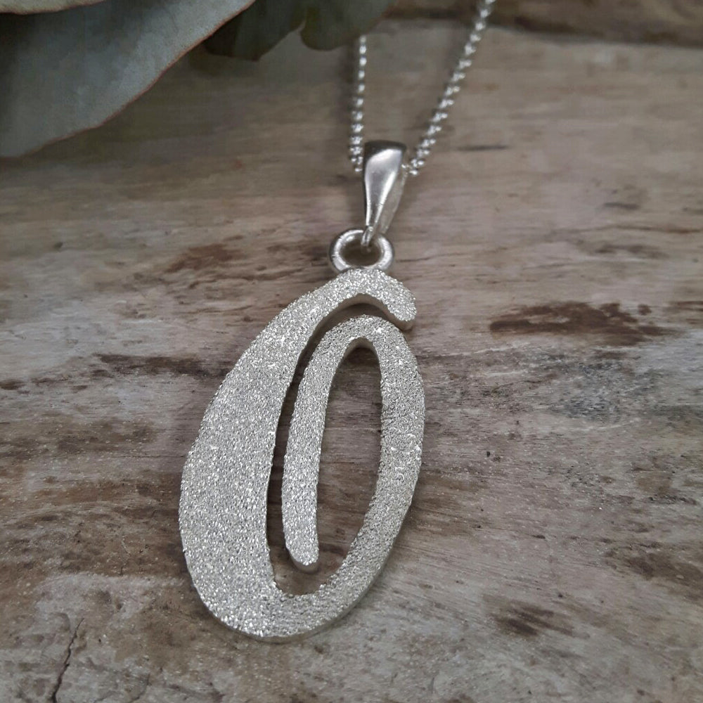 FURTHER REDUCED! SAMPLE Letter O Pendant