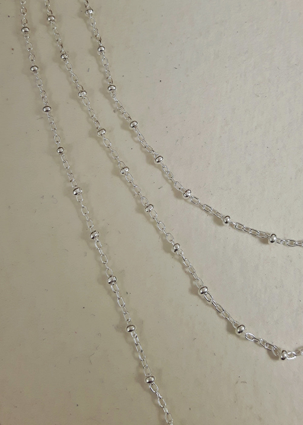 Lotty Sterling Silver Chain Necklace 36-40cm