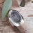 Monet Oval Rutilated Black Quartz Ring A