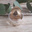 Monet Triangle Rutilated Gold Quartz Ring