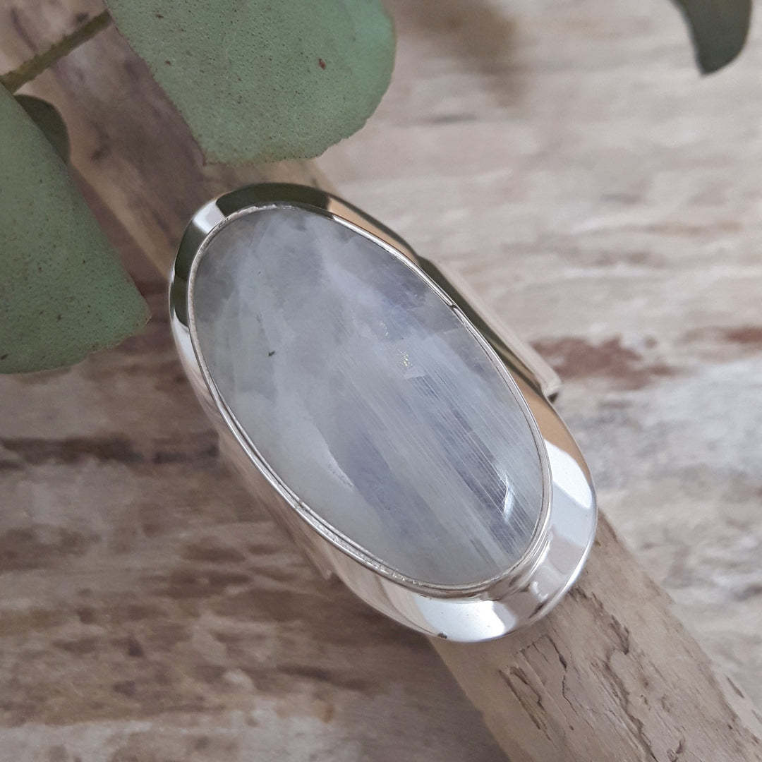 Monet Moonstone Oval L Adjustable Ring A