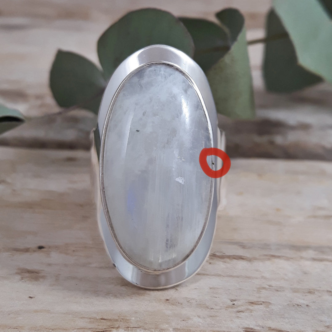 Monet Moonstone Oval L Adjustable Ring A