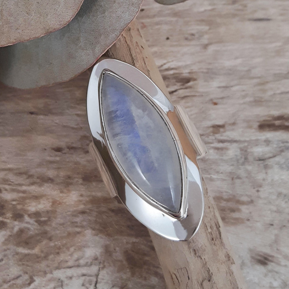 Monet Moonstone Oval Med Adjustable Ring A