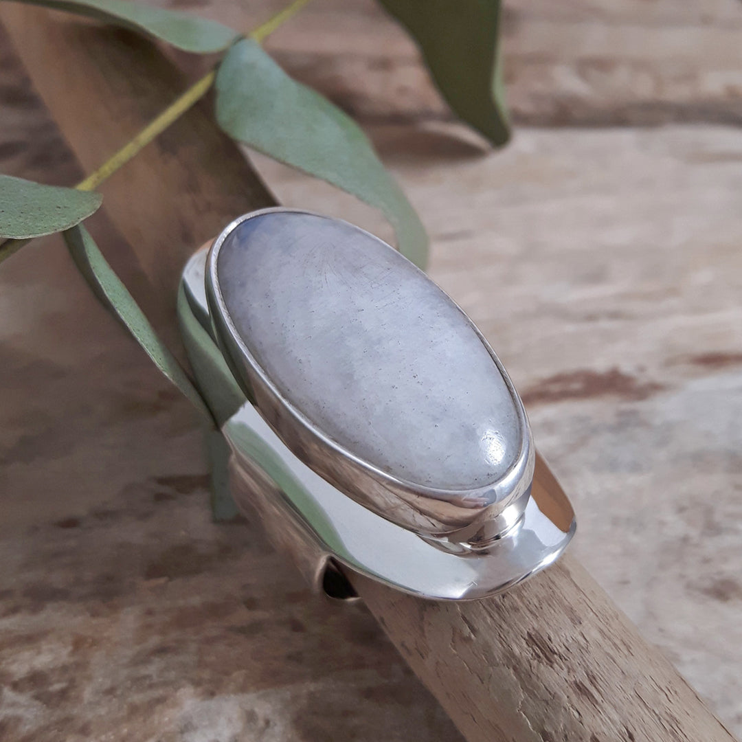 Monet Moonstone Oval XL Adjustable Ring A