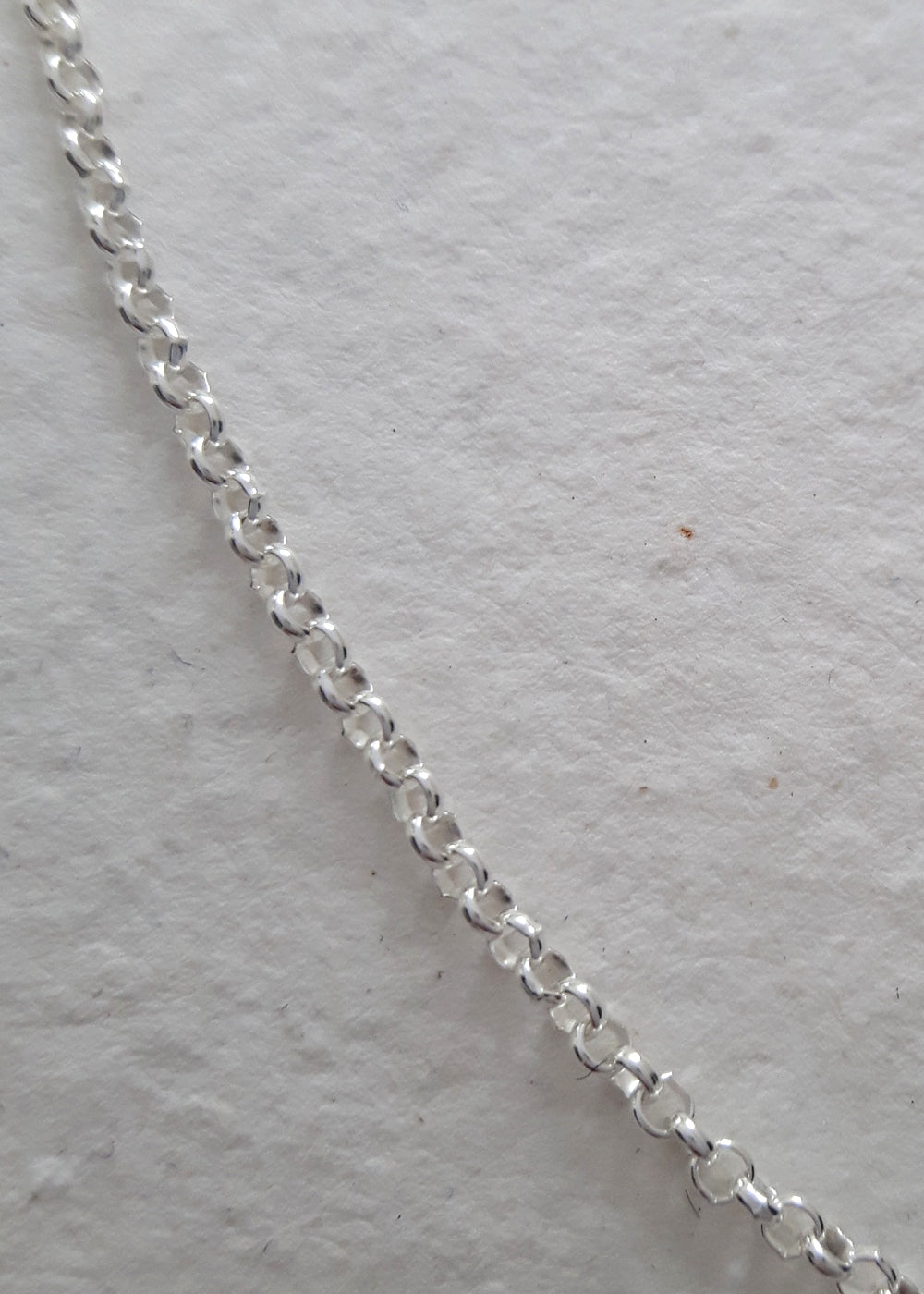 Classic Rolo Sterling Silver Chain Necklace 50cm