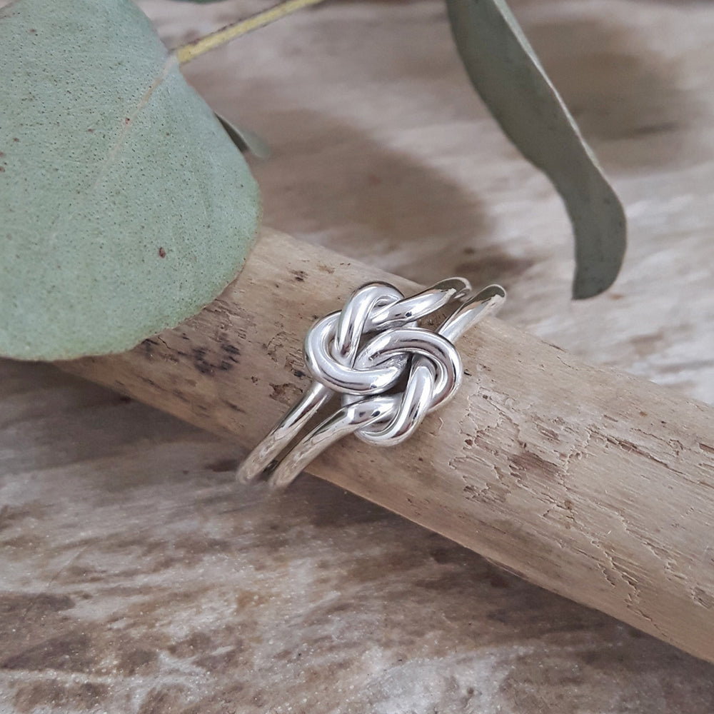 Dara Celtic Knot Silver Ring