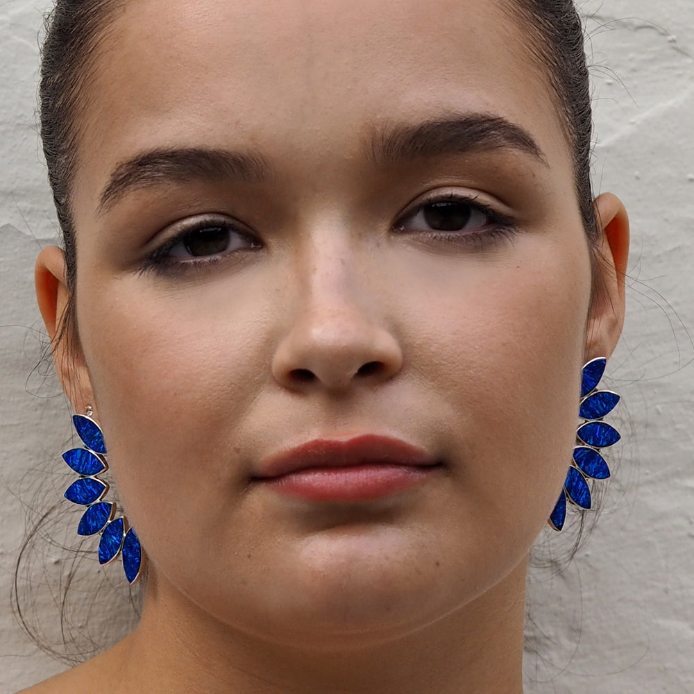 Flinder Larisa Blue Earrings