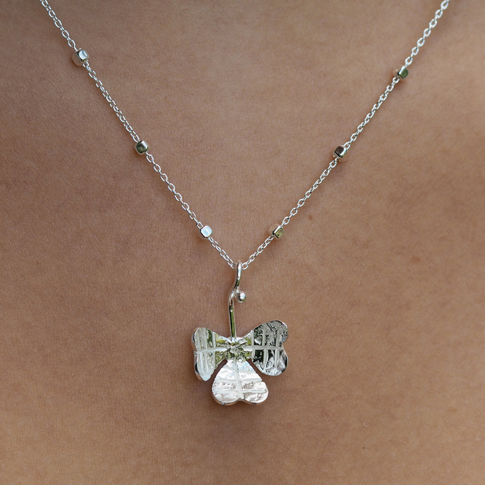 Foresta Shamrock Silver Pendant