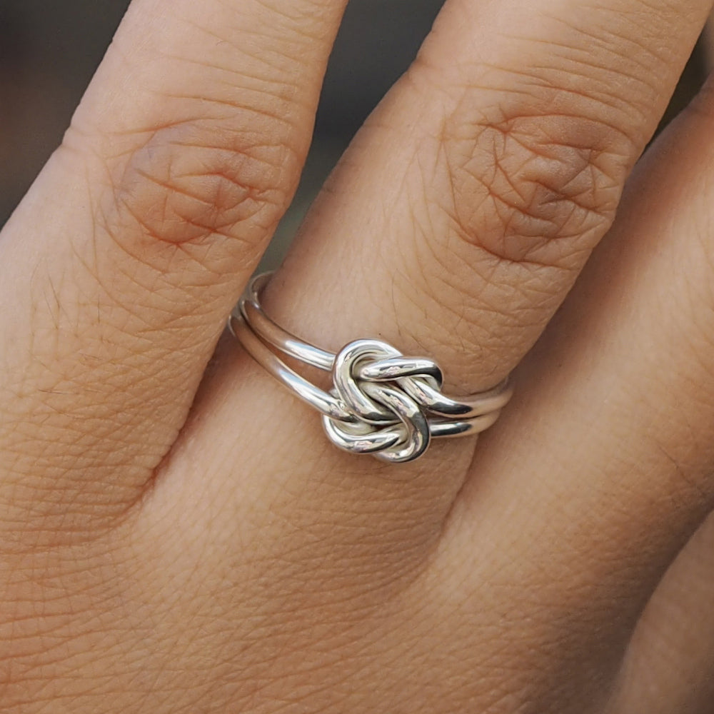 Dara Celtic Knot Silver Ring