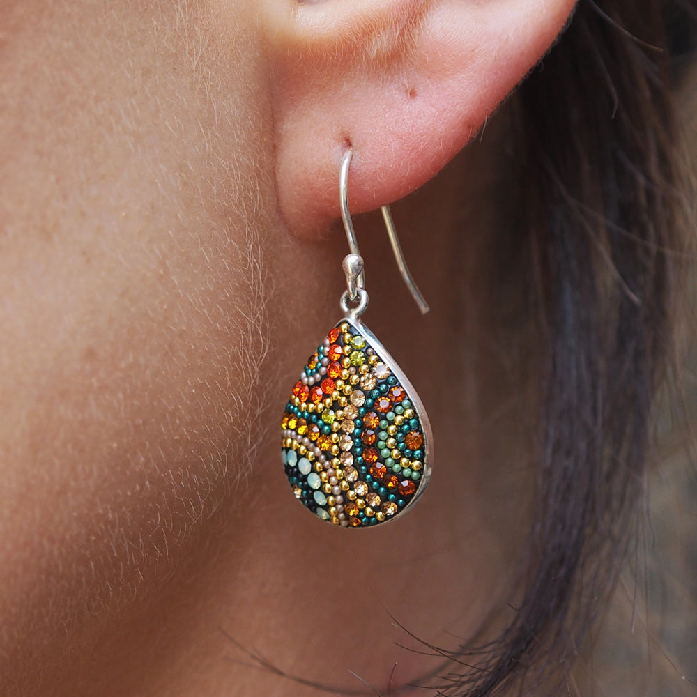 Allegra California Dream Teardrop Drop Earrings