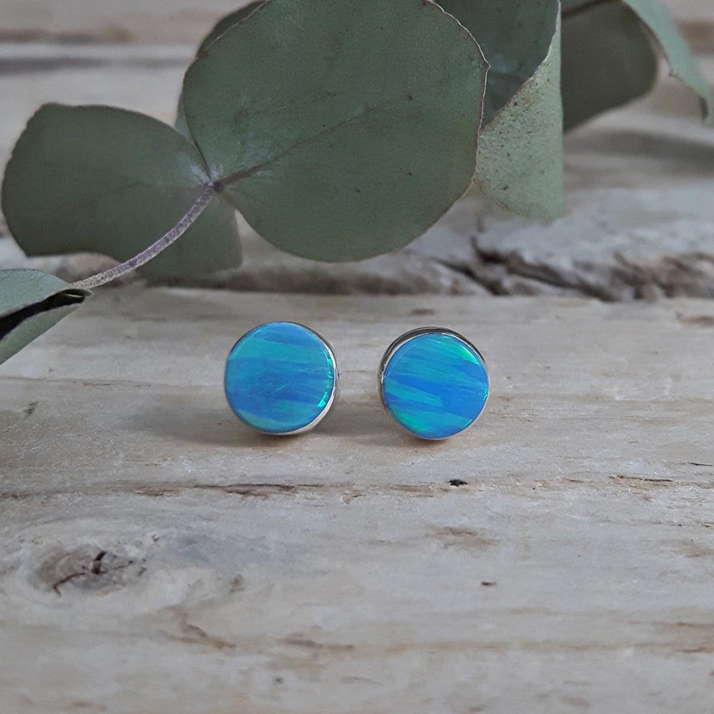 Flinder Turquoise Dotty Stud Earrings