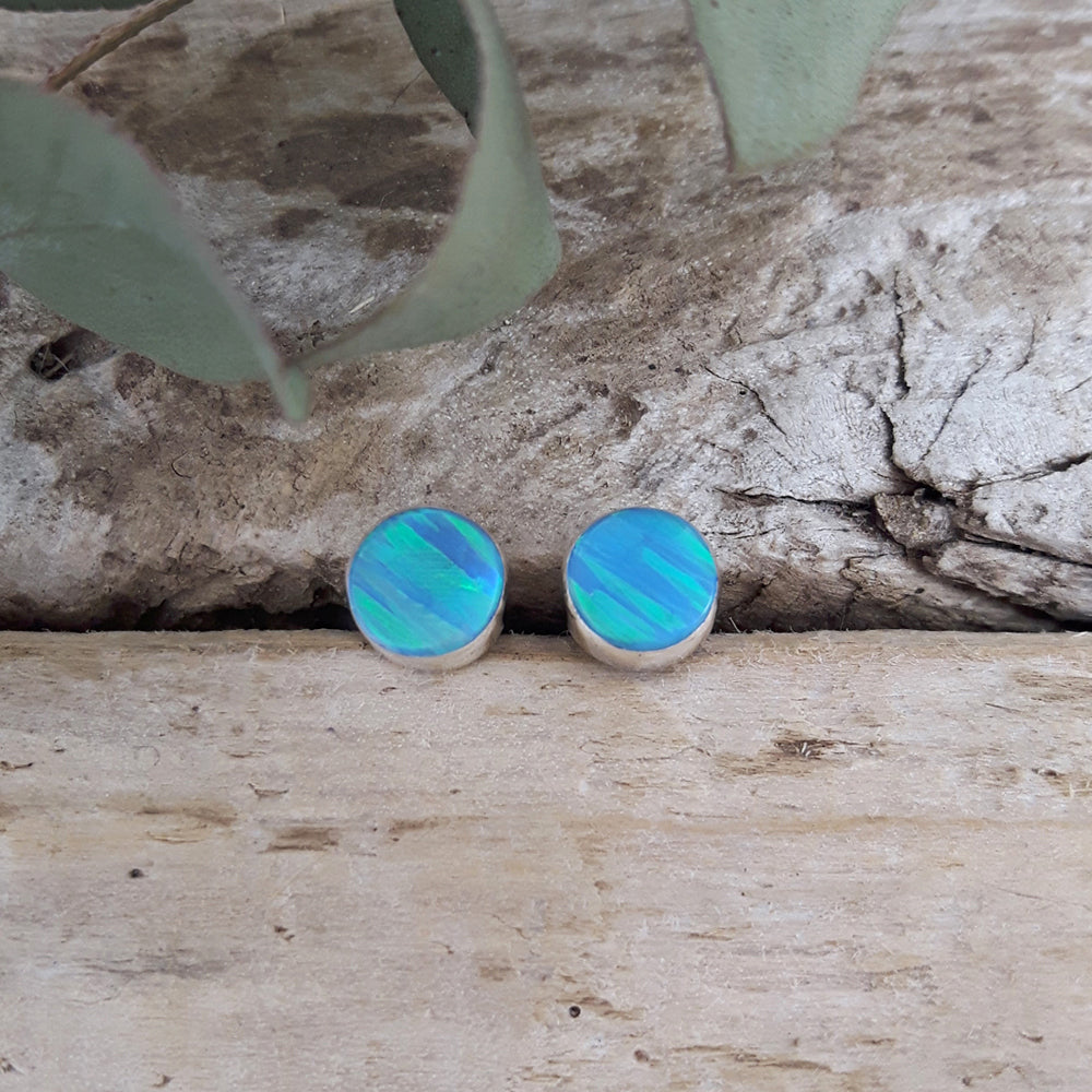 Flinder Turquoise Dotty Stud Earrings