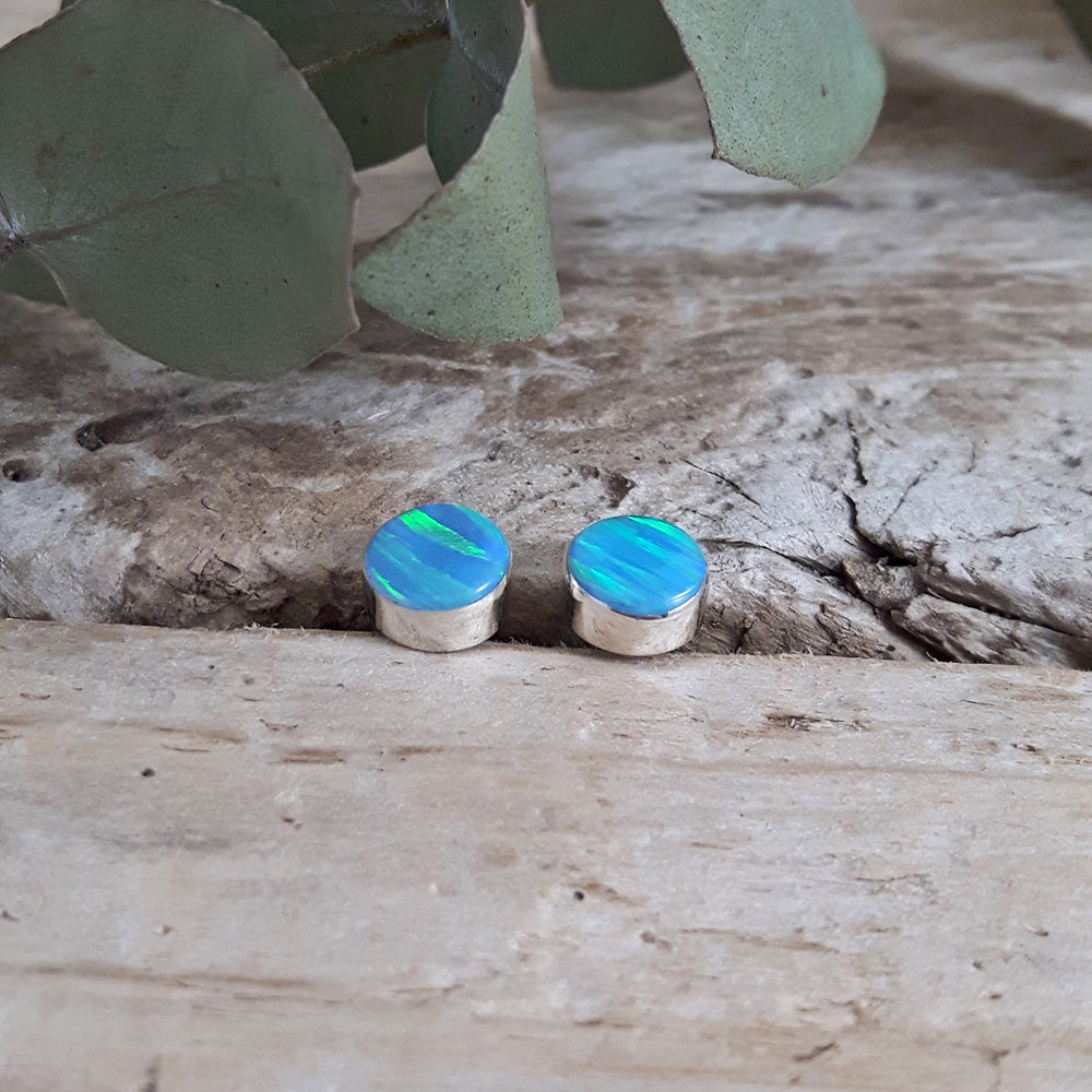 Flinder Turquoise Dotty Stud Earrings