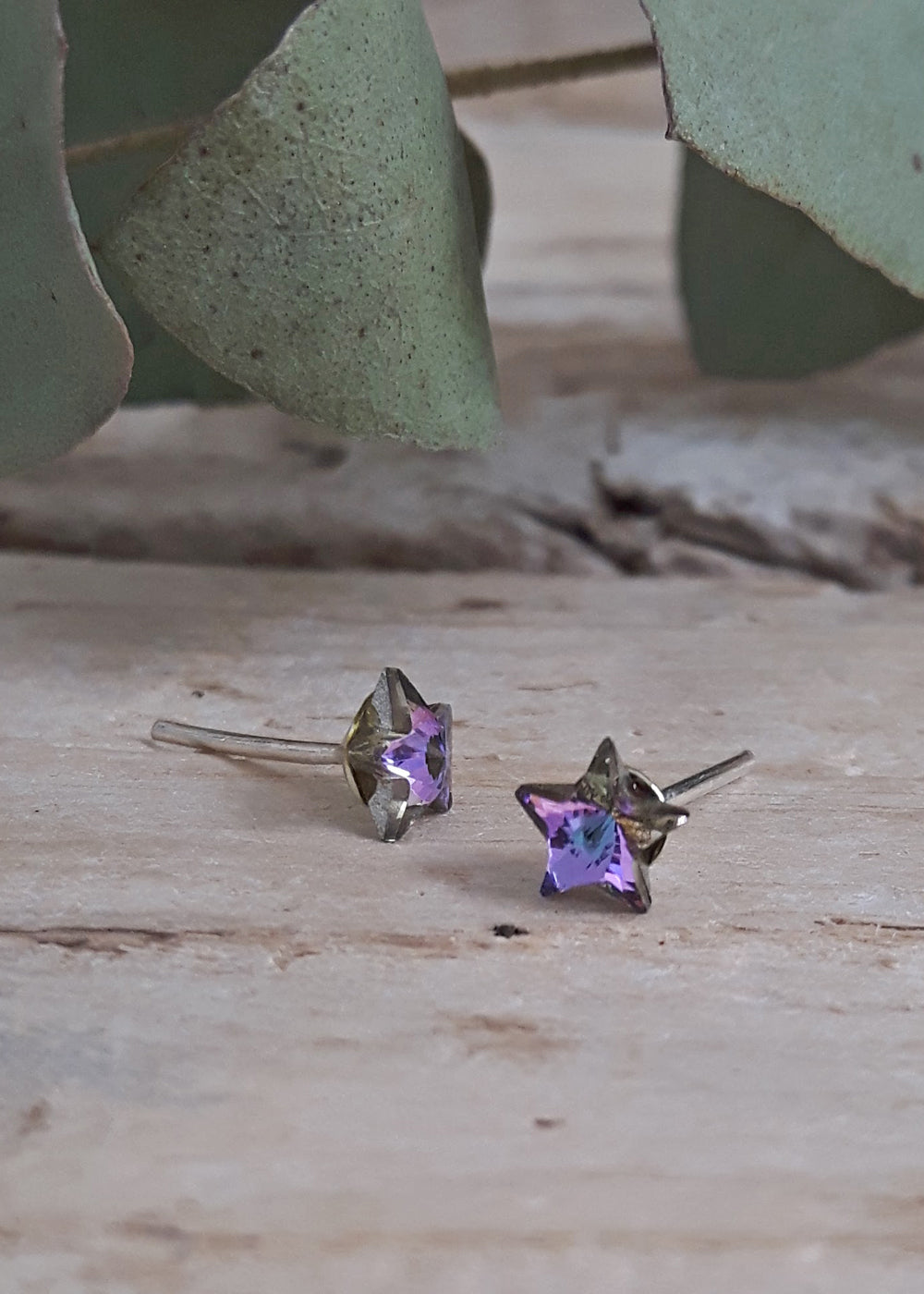 Stella Lilac Star Stud Earrings