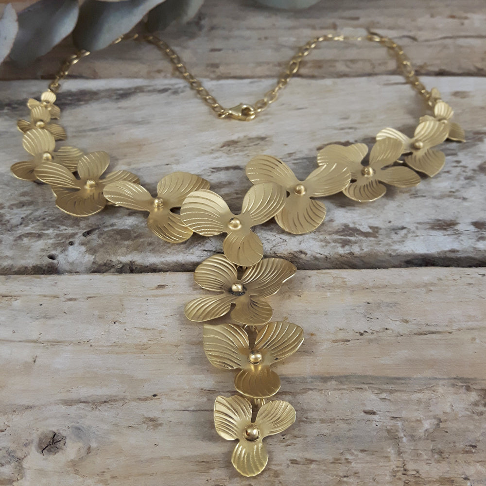 Viola Gold Necklace