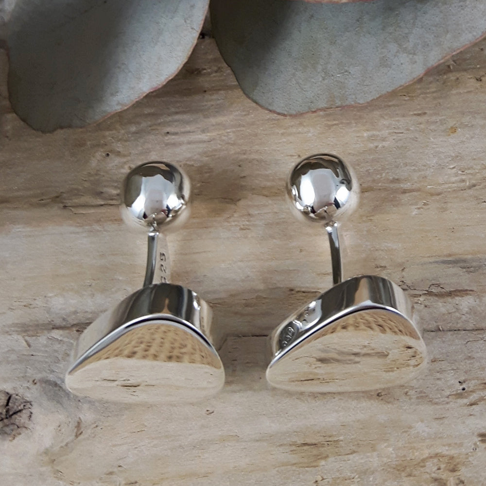 Windsor Polished Silver Cufflinks