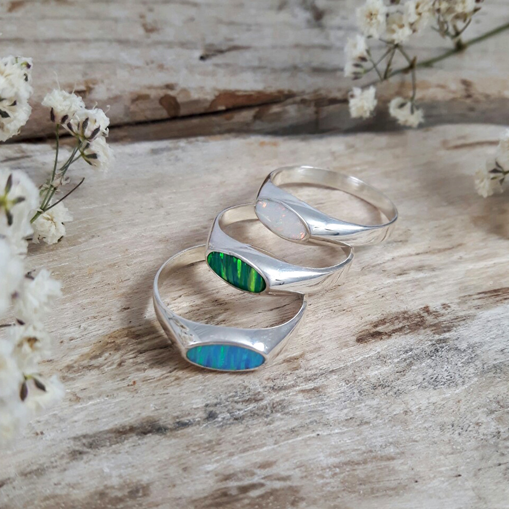 Flinder Signet Oval Turquoise Ring