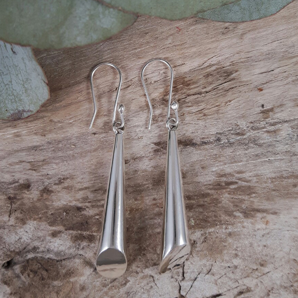 Sky Polished Drop Earrings