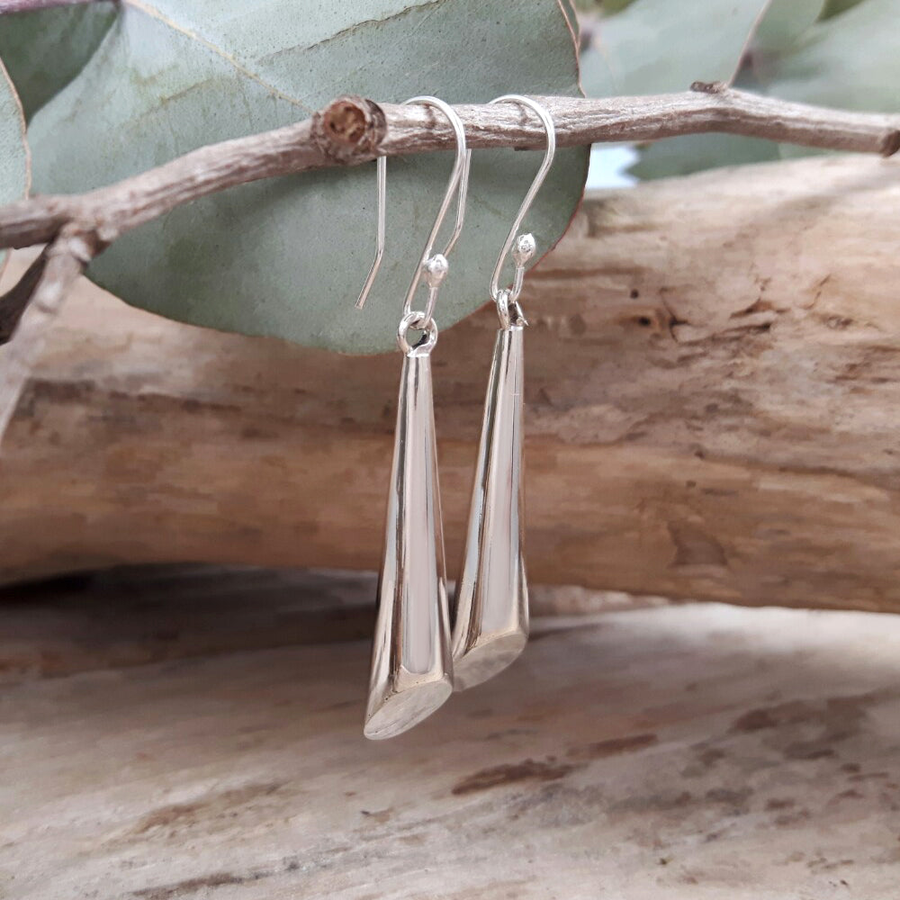 Sky Polished Drop Earrings