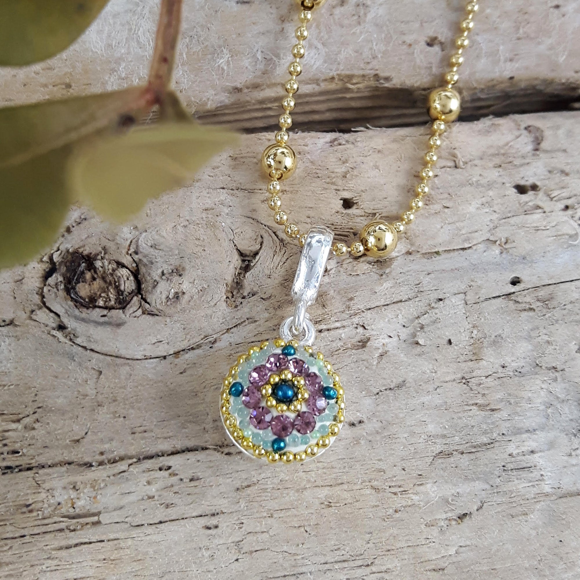 Allegra Antique Daisy Mini Pendant