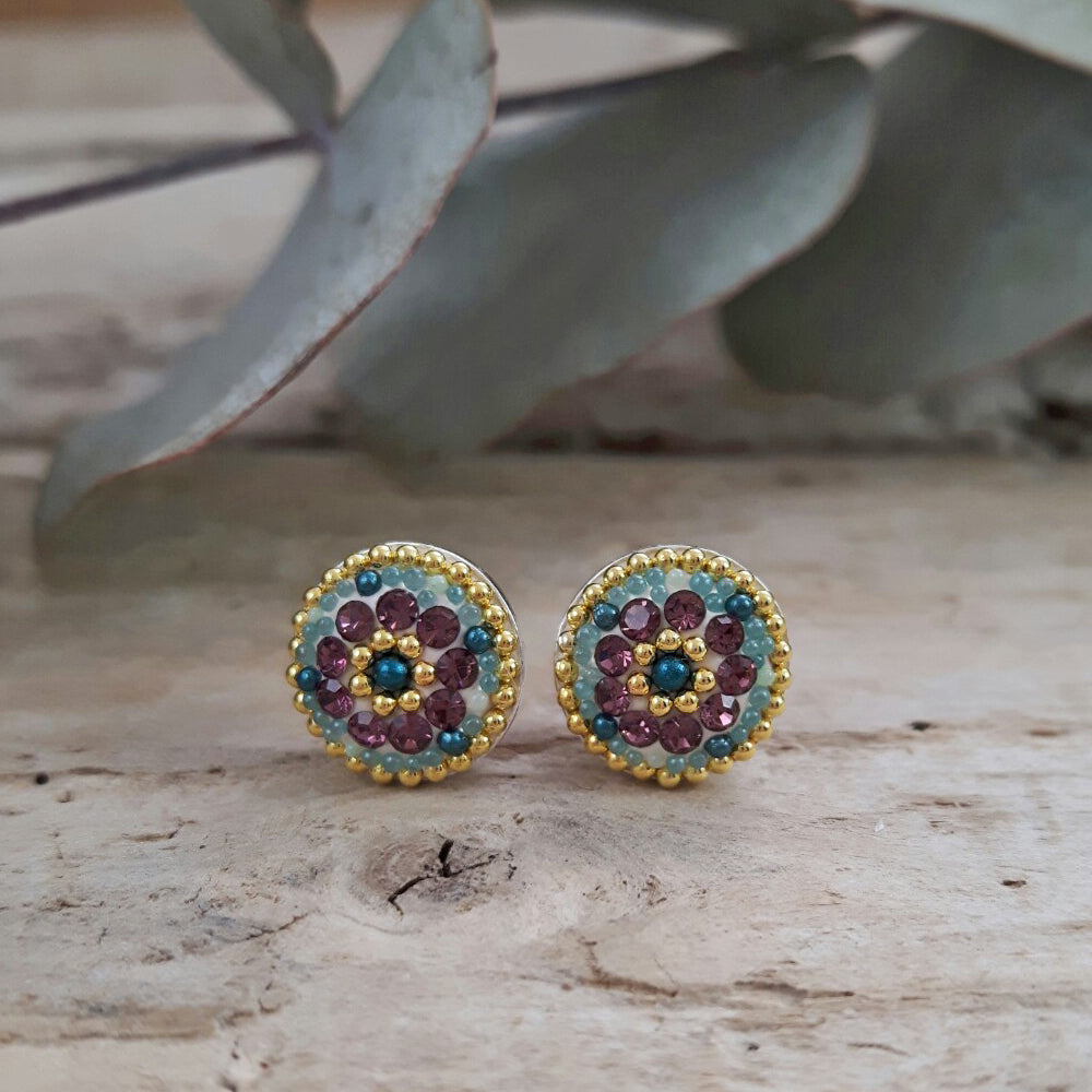 Allegra Antique Daisy Stud Earring