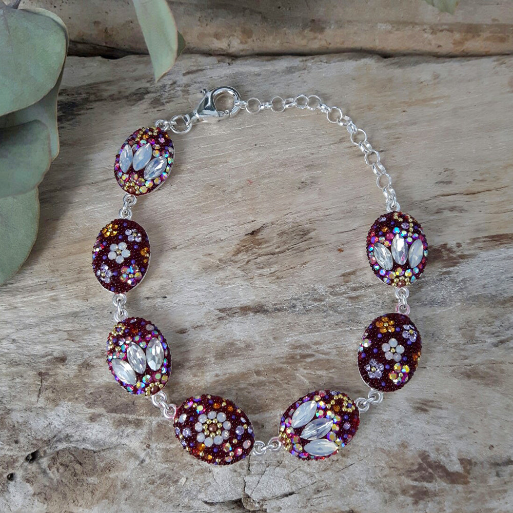 Allegra Berry Daisy Large Bracelet