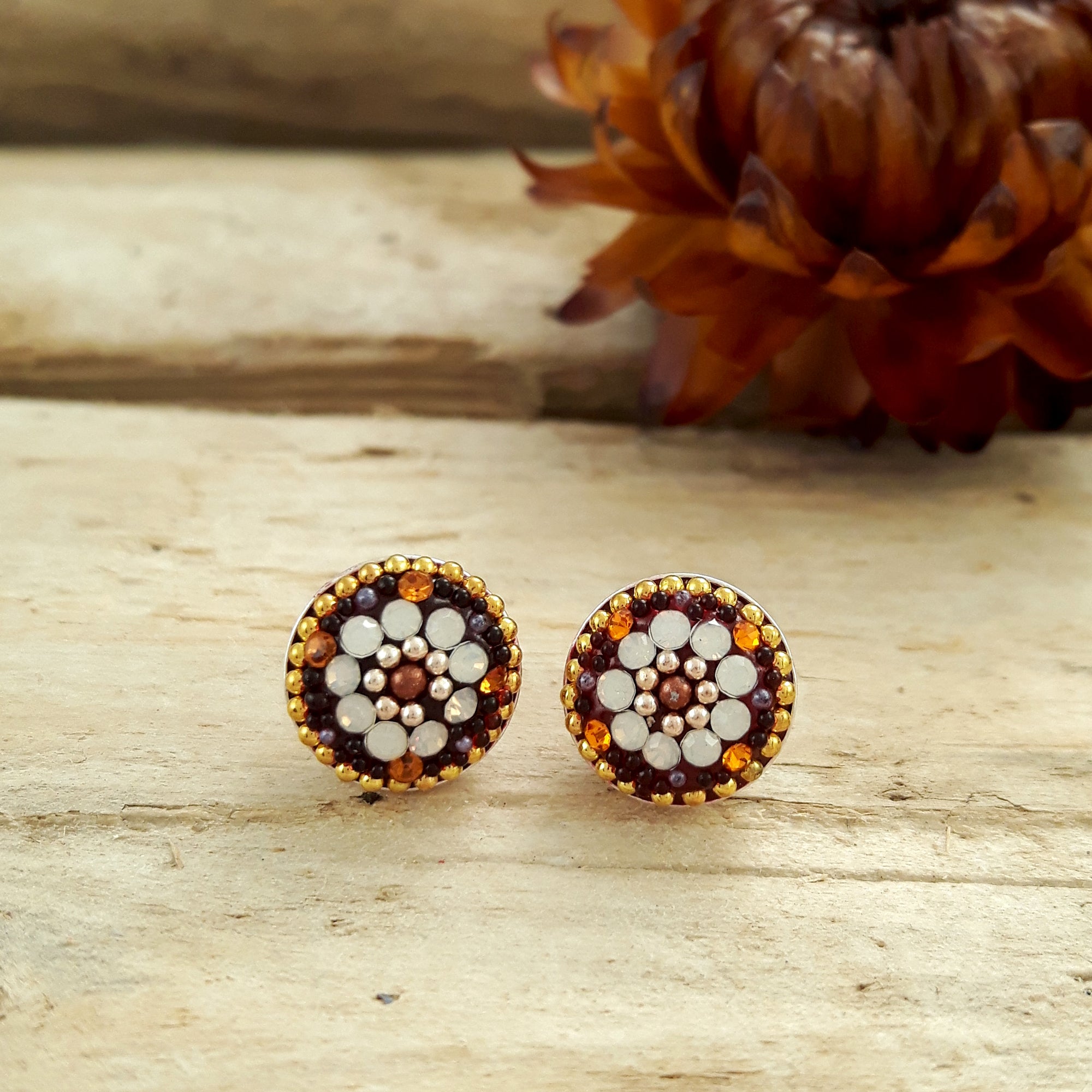 Allegra Berry Daisy Stud Earring